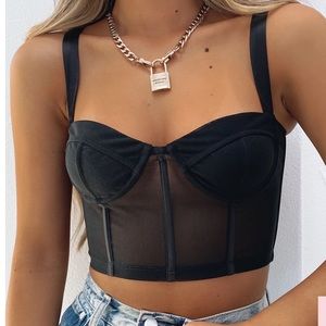 White Fox | Gimme Love Bustier | Black